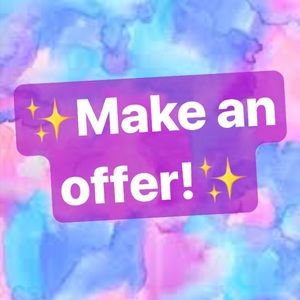Make an offer or bundle on any of my closet items!